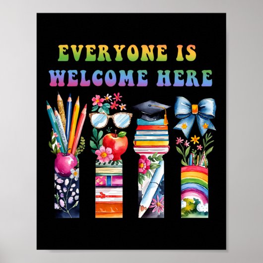 Ck To School Everyone Is Welcome Here For Teacher  ポスター (正面)