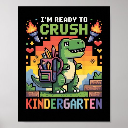 Ck To School Kindergarten Boys I'm Ready To Crush  ポスター (正面)