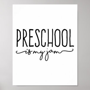 Ck To School Preschoolは私のジャム前K先生St ポスター
