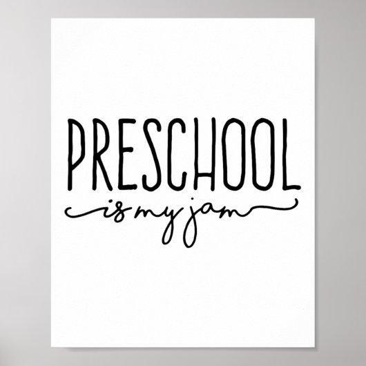 Ck To School Preschoolは私のジャム前K先生St ポスター (正面)