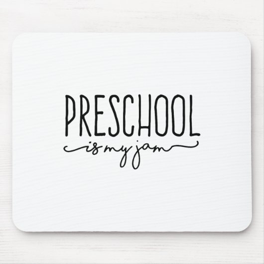 Ck To School Preschoolは私のジャム前K先生St マウスパッド (正面)