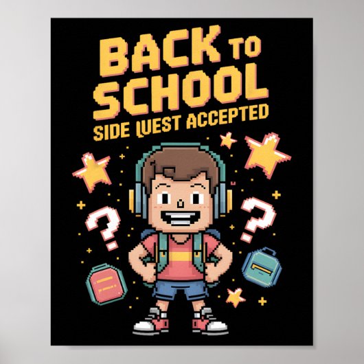 Ck To School Side Quest Accepted Gamer 2  ポスター (正面)