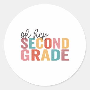 Ck To School Students先生Oh Hey 2nd Second Gr ラウンドシール