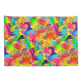 CKCポップシクル渦巻き、黄色の枕ケースセット 枕カバー (裏面-右)