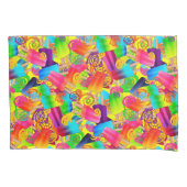 CKCポップシクル渦巻き、黄色の枕ケースセット 枕カバー (正面左)