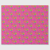 CKC-Peace, Love and Popsicle's, Pink-Gift Wrap ラッピングペーパー (フラット)