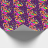 CKC-Peace, Love and Popsicle's, Purple-Gift Wrap ラッピングペーパー (角)