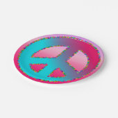 CKC、Peace Symbol 13-紙パーティープレート ペーパープレート (アングル)