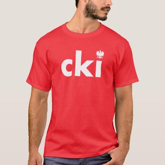 CKIポーランド姓Tシャツ Tシャツ (正面)
