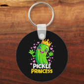 Ckle Princess Cute Kawaii Cuber Cartoon キーホルダー (正面)