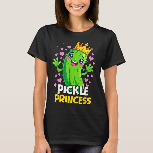 Ckle Princess Cute Kawaii Cuber Cartoon  Tシャツ (正面)