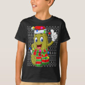 Ckle Ugly Xmas Lighting Santa Ckle Christmas T Shi Tシャツ (正面)