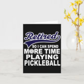 Ckleball Funny Retirement Quote  カード (黄色い花)