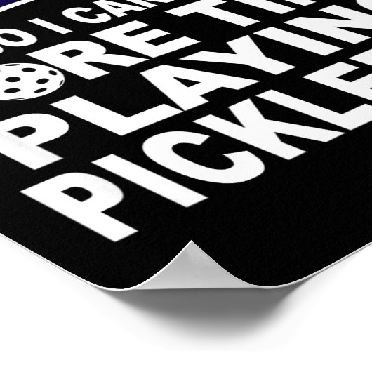 Ckleball Funny Retirement Quote  ポスター (角)