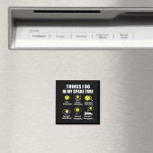 Ckleball Things I Do In My Spare Time, Funny Ckleb マグネット (インサイチュ (食洗機))