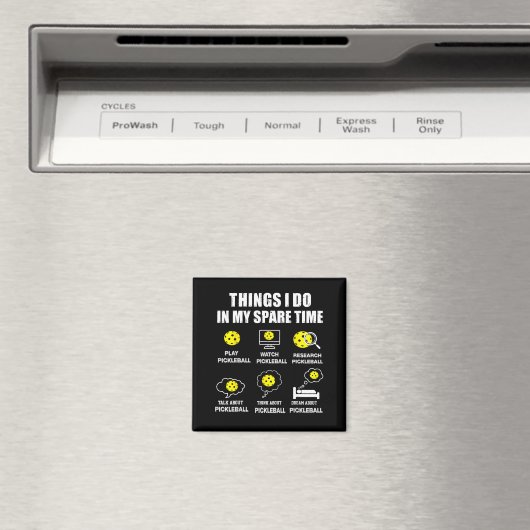 Ckleball Things I Do In My Spare Time, Funny Ckleb マグネット (インサイチュ (食洗機))