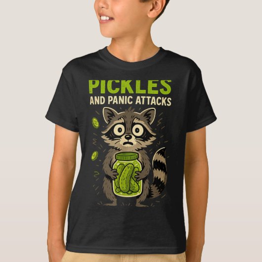 Ckles And Panic Attacks Raccoon Trash Panda Funny Tシャツ (正面)