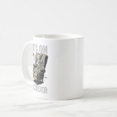 Ckorderの薬局技術者の骸骨だと言うのね コーヒーマグカップ (正面左)