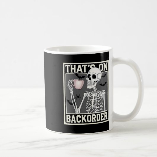 Ckorder薬局技術者の骨格標本だってCk コーヒーマグカップ (右)