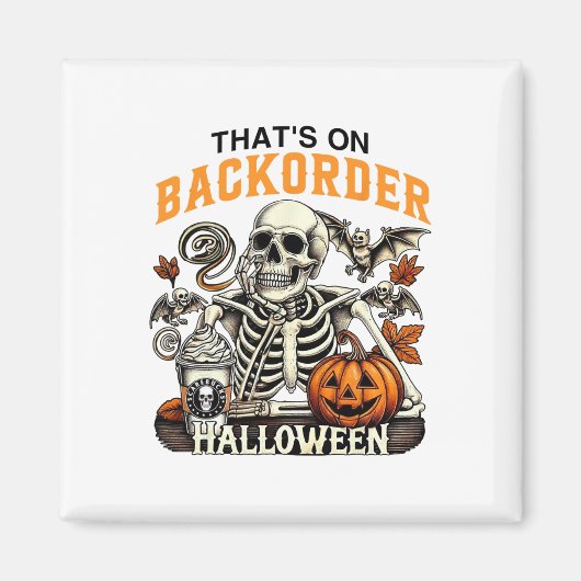 Ckorder Hallowである薬局技術スケルトンおもしろい マグネット (正面)