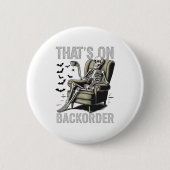 Ckorder Pharmacy Tech Skeleton That Ck 缶バッジ (正面)