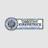 CKS NAME BADGE - #005 Timothy Kirkpatrick  名札 (正面)