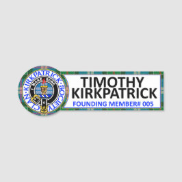 CKS NAME BADGE - #005 Timothy Kirkpatrick  名札