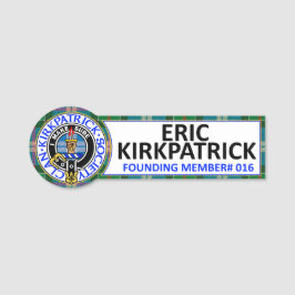 CKS NAME BADGE #016 ERIC KIRKPATRICK 名札