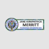 CKS NAME BADGE #020 Jane Kirkpatrick Merritt 名札 (正面)