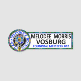 CKS NAME BADGE 042 MELODEE MORRIS VOSBURG 名札