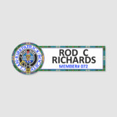 CKS Name Badge for ROD C RICHARDS 名札 (正面)