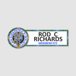 CKS Name Badge for ROD C RICHARDS 名札