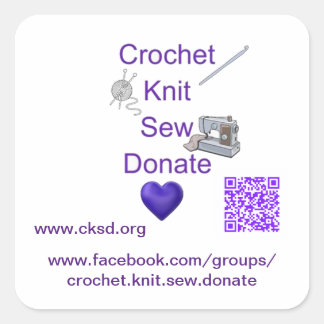 CKSD寄付ステッカー スクエアシール