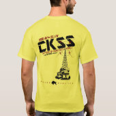 CKSSのラジオ Tシャツ (裏面)