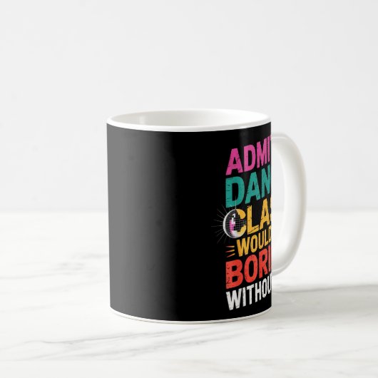 Clが私なしで退屈だと認めおもしろいる コーヒーマグカップ (正面右)