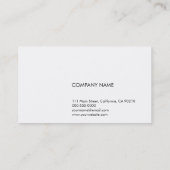 CL企業のなNo24Bのヴィンテージの緑 名刺 (裏面)