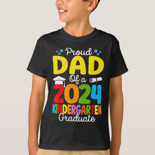 Cl 2024幼稚園パパ大学院卒業 tシャツ (正面)