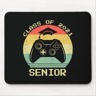 Cl Of 2021かわいい卒業ギフトビデオゲームゲーマー1 マウスパッド