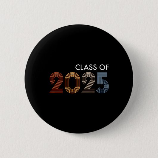 Cl Of 2025 College University高校未来G 缶バッジ (正面)
