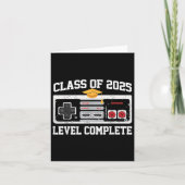 Cl Of 2025 Level Complete Video Gamer Senior Gradu カード (正面)