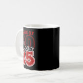 Cl Of 2025 Senior - 2025卒業レッド コーヒーマグカップ (正面左)