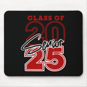 Cl Of 2025 Senior - 2025卒業レッド マウスパッド