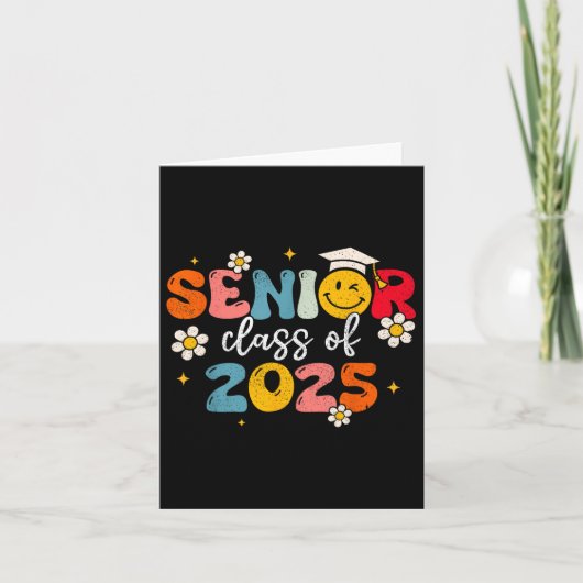 Cl Of 2025 Senior 2025 Groovy卒業2025 Home カード (正面)