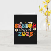 Cl Of 2025 Senior 2025 Groovy卒業2025 Home カード (黄色い花)