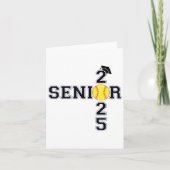 Cl Of 2025 Softbyll Senior Graduation Wom カード (正面)