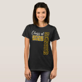 Cl Of 2026高校卒業ブラック Tシャツ (正面フル)