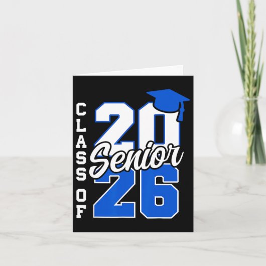 Cl Of 2026 Senior 2026 Back To School 2025 Graduat カード (正面)