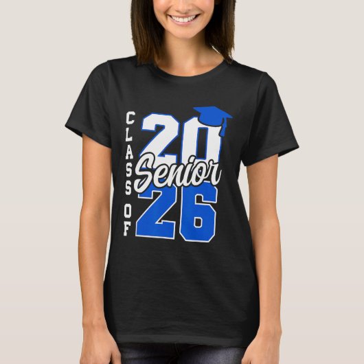 Cl Of 2026 Senior 2026 Back To School 2025 Graduat Tシャツ (正面)