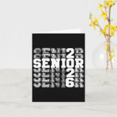 Cl Of 2026 Senior 2026 Back To School 2026 Graduat カード (黄色い花)