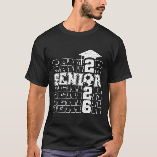 Cl Of 2026 Senior 2026 Soccer Seniors Graduation  Tシャツ (正面)